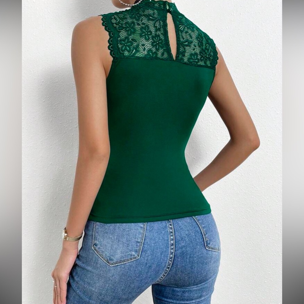 Boho lace detail top - Picture 3 of 5